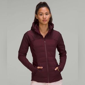 Lululemon Down For It All Jacket in Cassis Sz 4 - Hemmed Sleeve PLEASE READ